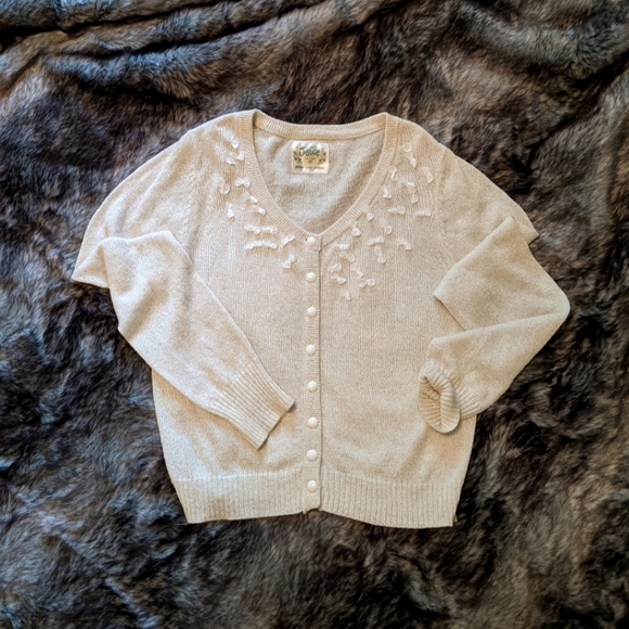 Cardigan Fille Justice Taille 12/14 - Bleu, Manches Courtes, Coton/Acrylique - Bon État